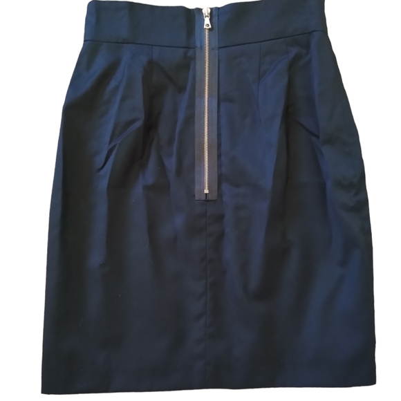 Y2K Designer Merino Wool Color block Skirt - Picture 4 of 8